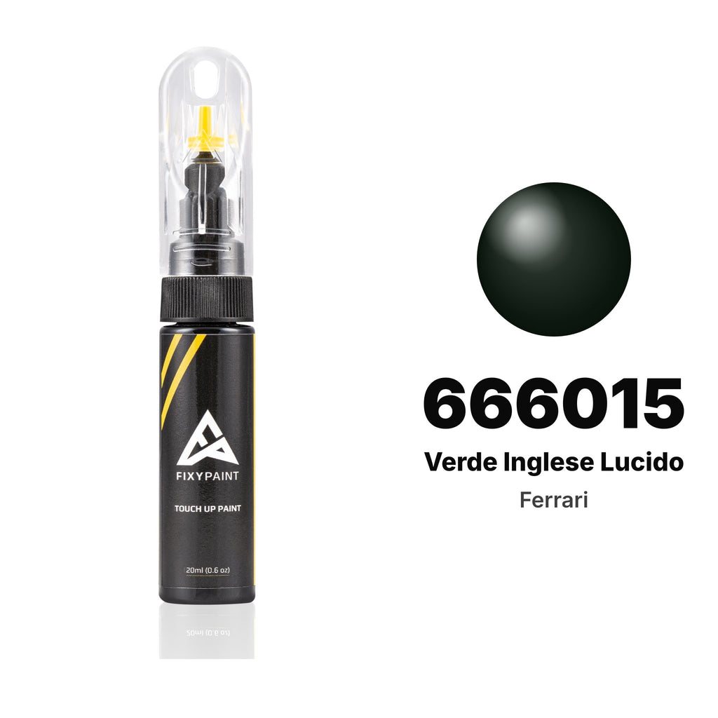 Touch-up paint for Ferrari 666015 Verde Inglese Lucido, Basic kit