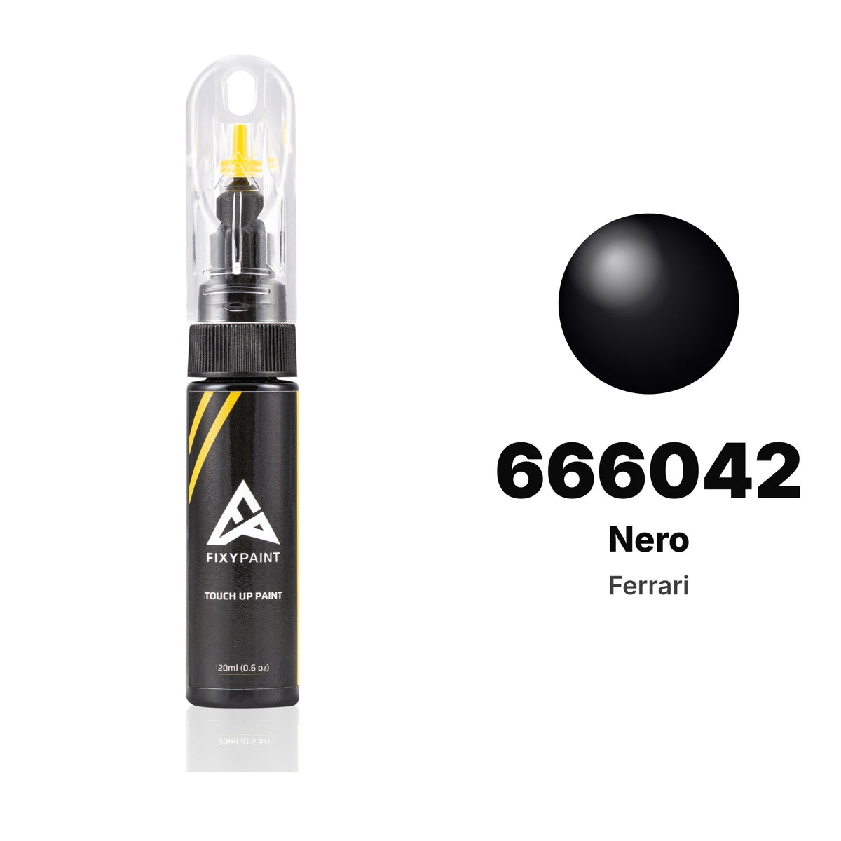 Lackstift für Ferrari – 666042 Nero (alle Modelle, 2008–2012), Set Basis