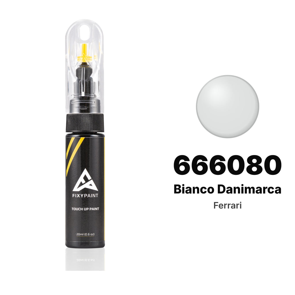 Touch-up paint for Ferrari 666080 Bianco Danimarca, Basic kit