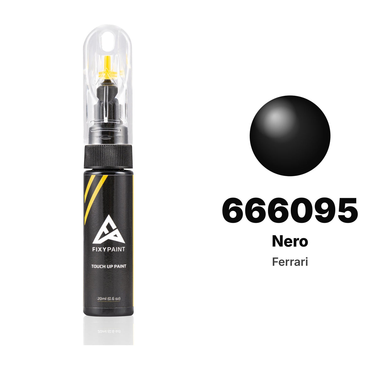Ferrari 666095 Nero touch-up paint, Basic kit