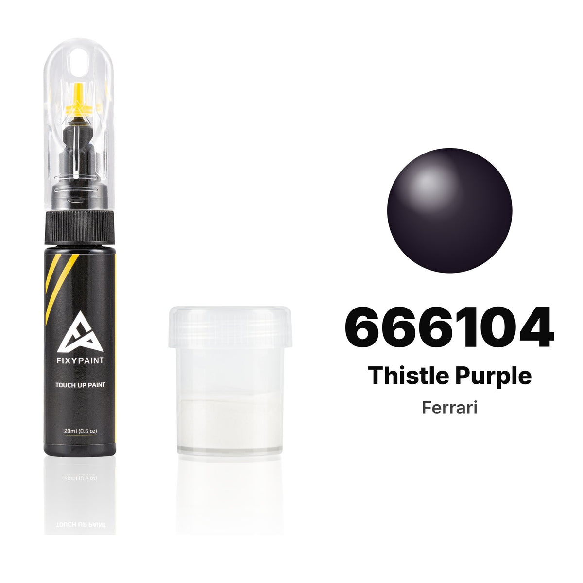 Lackstift für Ferrari – 666104 Thistle Purple (alle Modelle, 2009–2012), Set Standard