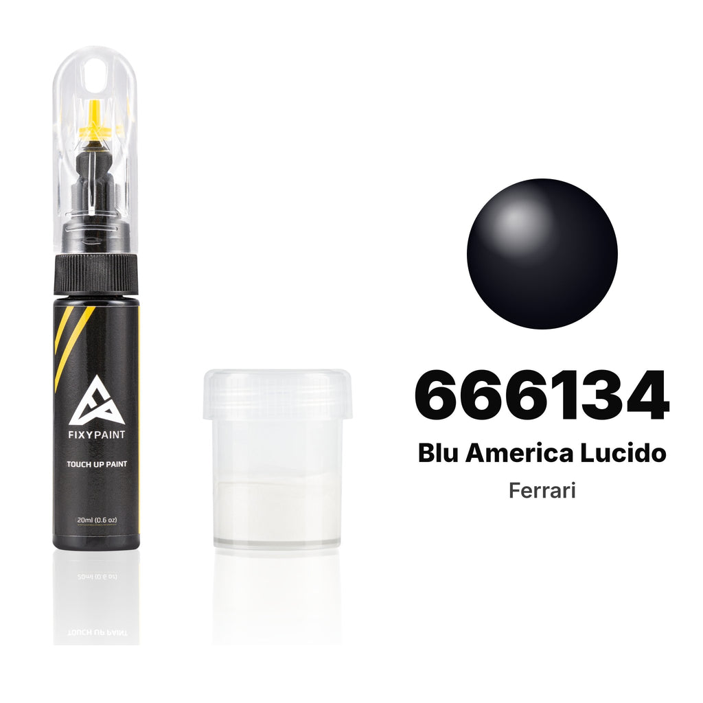Touch-up paint for Ferrari 666134 Blu America Lucido, Standard kit