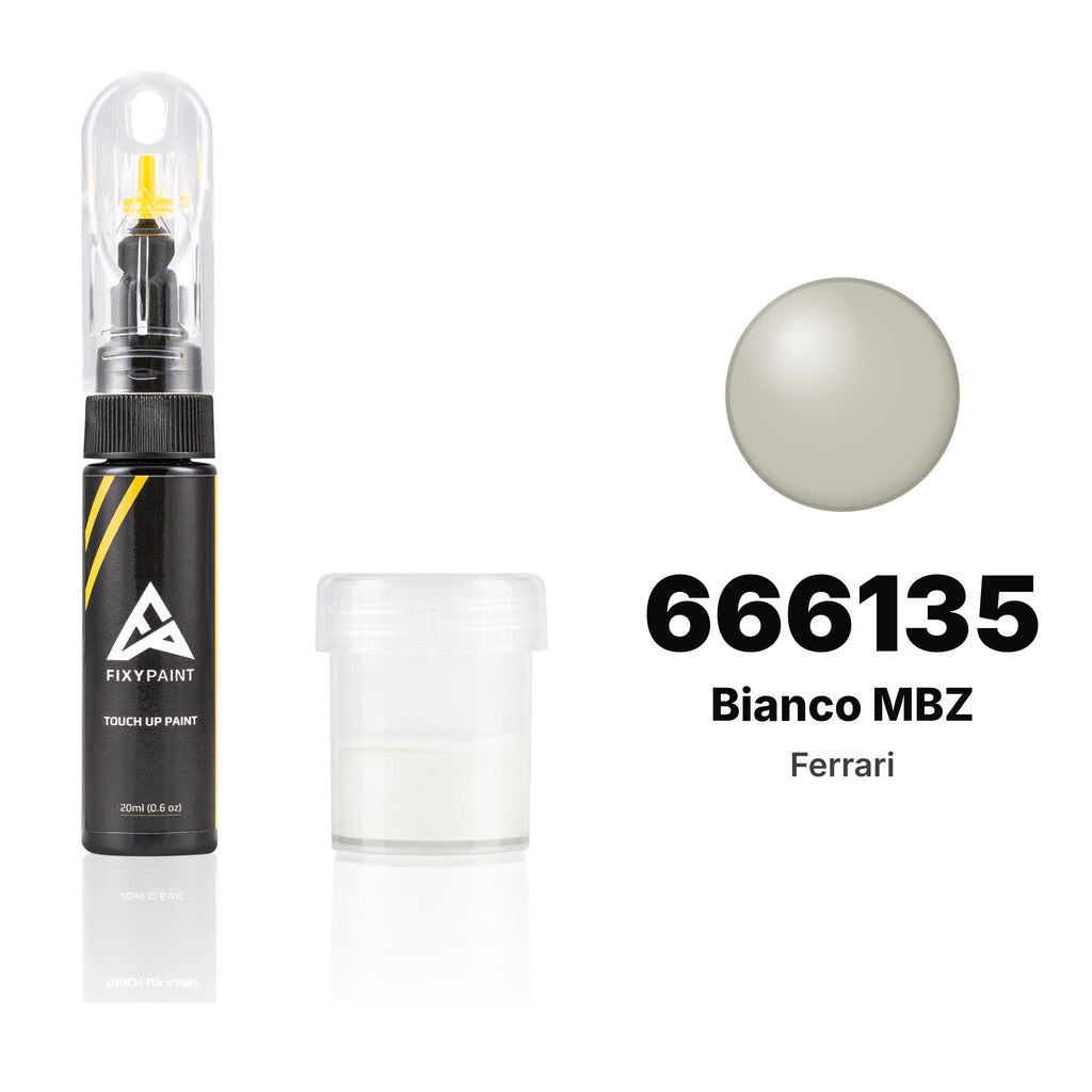 Touch-up paint for Ferrari 666135 Bianco MBZ, Standard kit