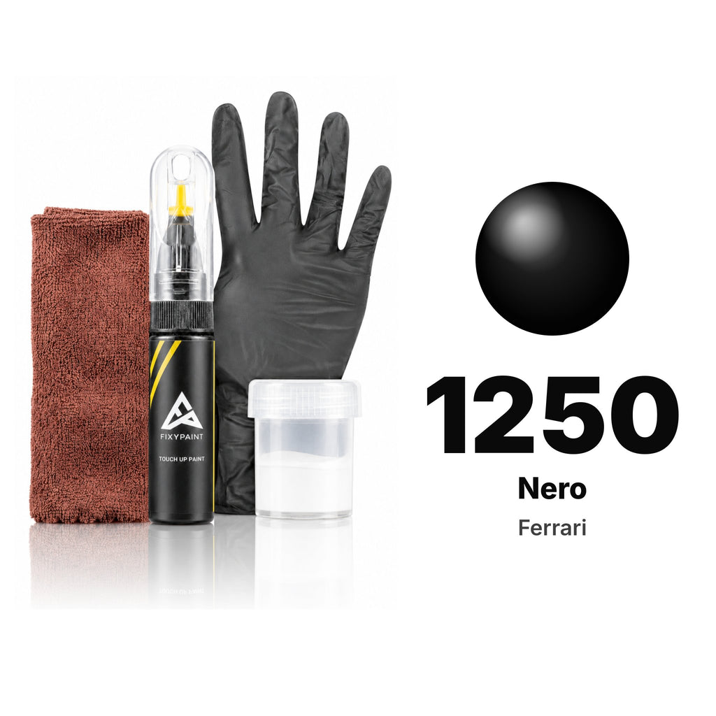 Touch-up paint for Ferrari 1250 Nero, Complete kit