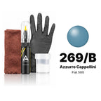 Touch-up paint for Fiat 500 269/B Azzurro Cappellini, Complete kit