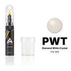 Touch-up paint for Fiat 500 PWT Diamond White Crystal, Standard kit
