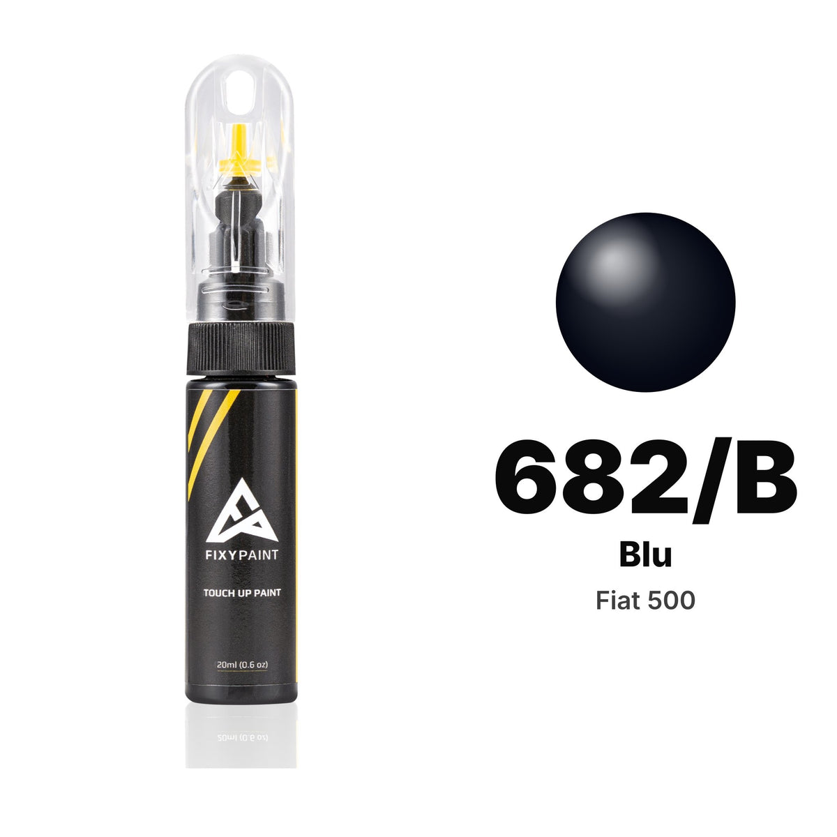 Fiat 500 682/B Blu touch-up paint, Basic kit