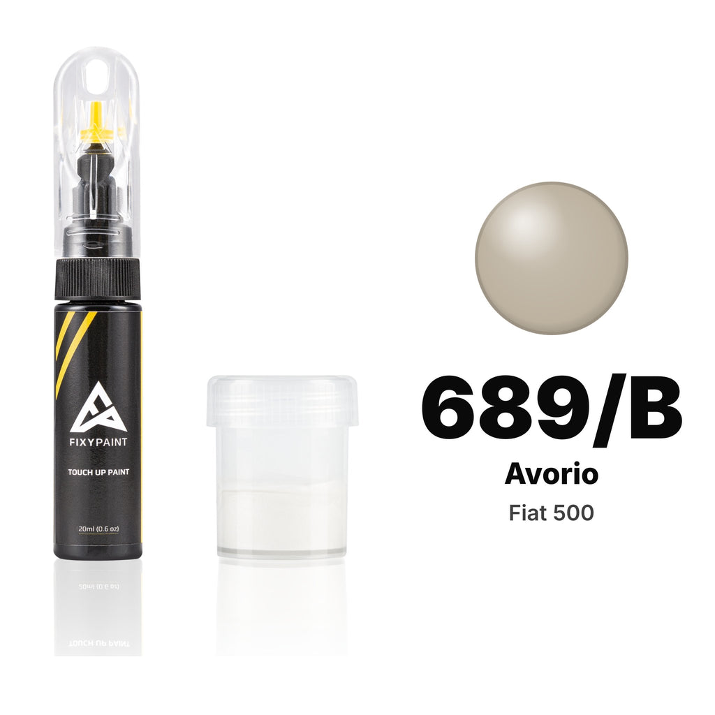 Touch-up paint for Fiat 500 689/B Avorio, Standard kit
