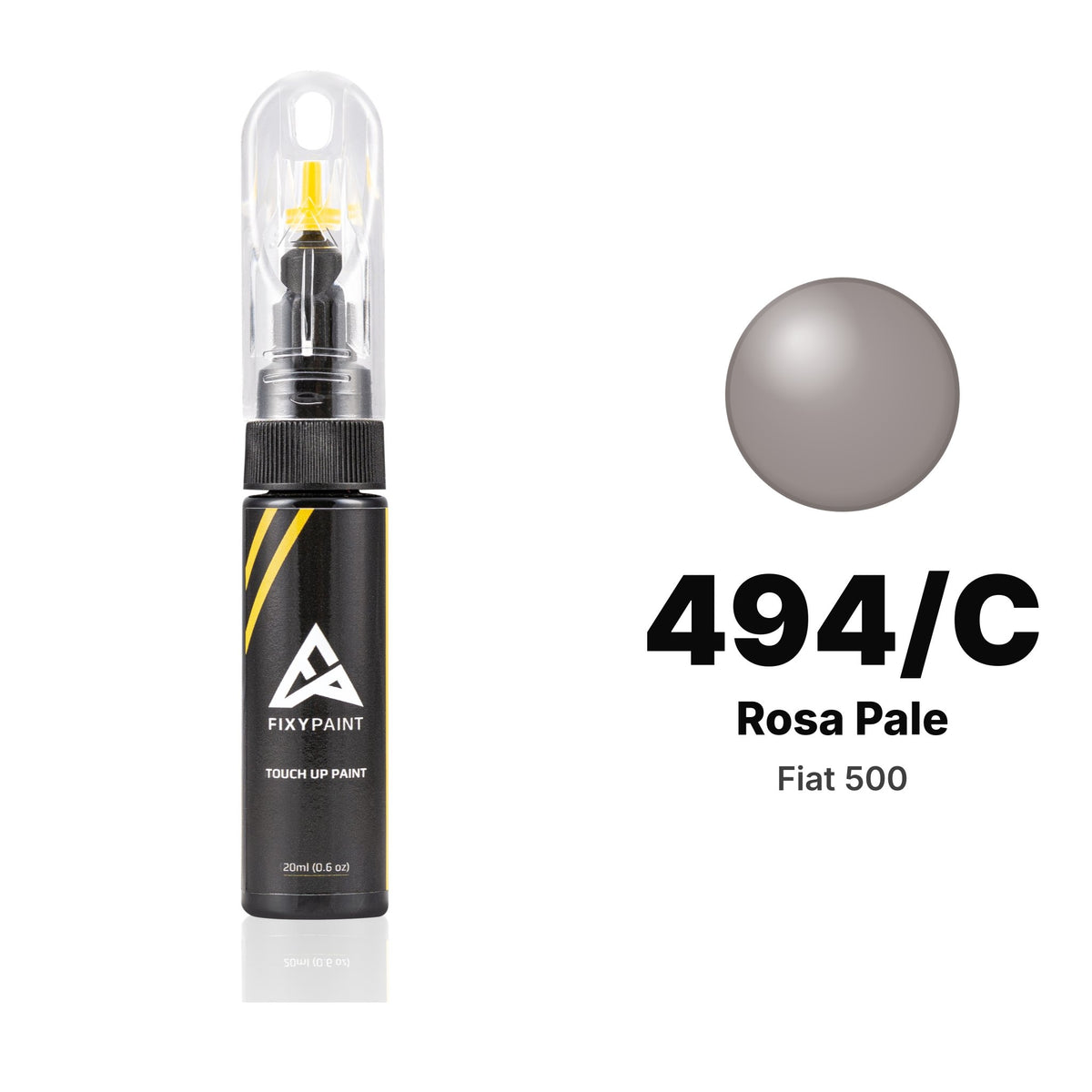 Touch-up paint for Fiat 500 494/C Rosa Pale, Basic kit