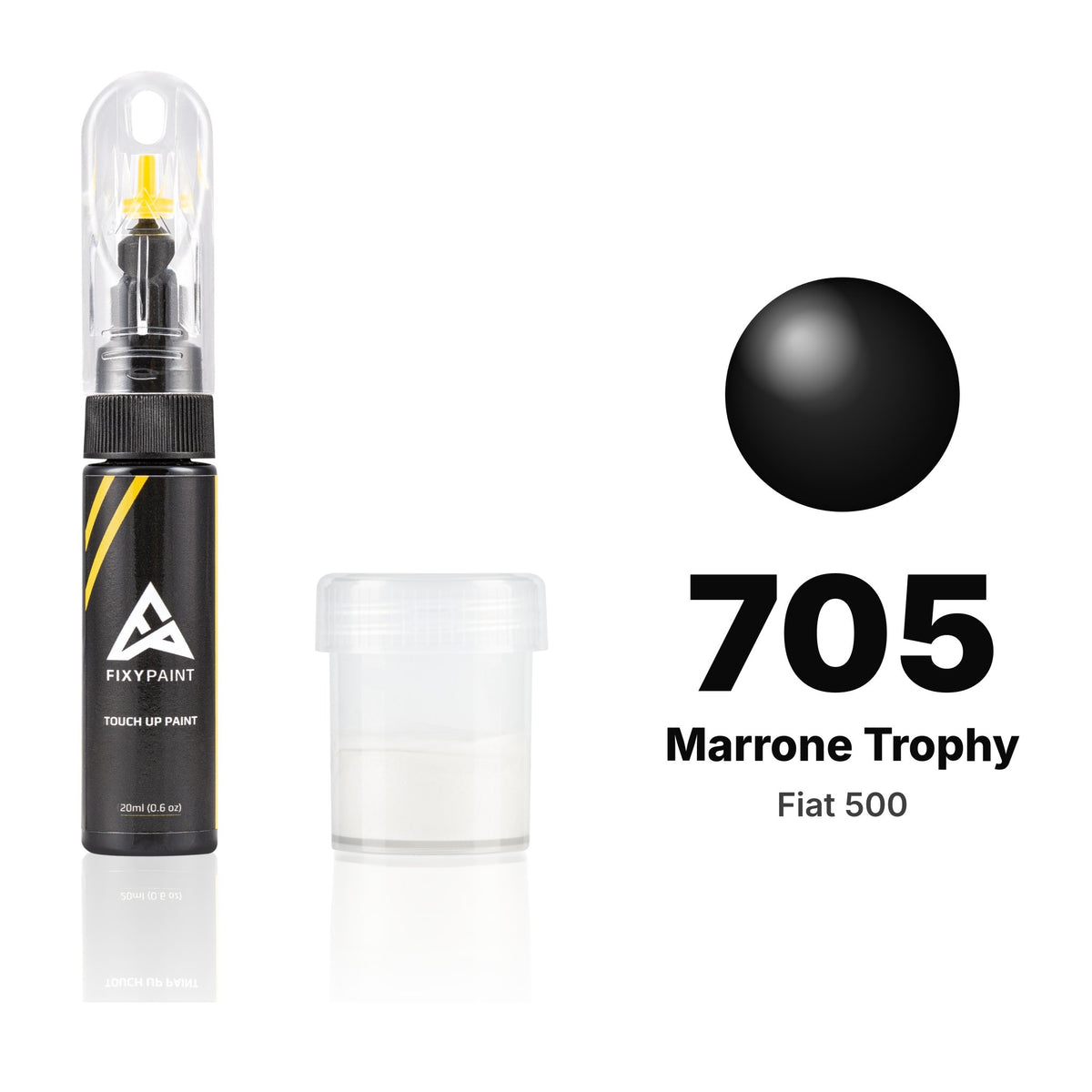 Lackstift für Fiat 500 – 705 Marrone Trophy (2021–2023), Set Standard
