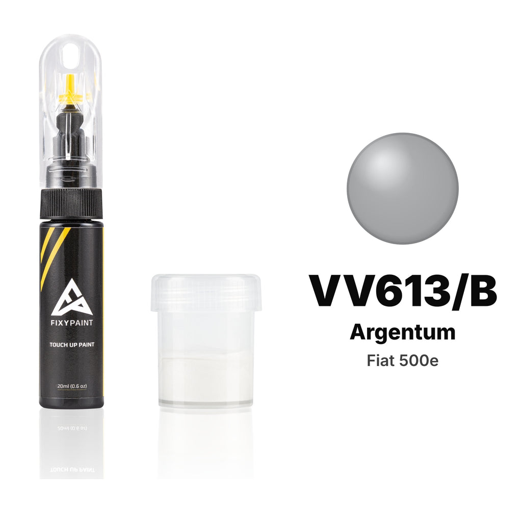 Touch-up paint for Fiat 500e VV613/B Argentum, Standard kit