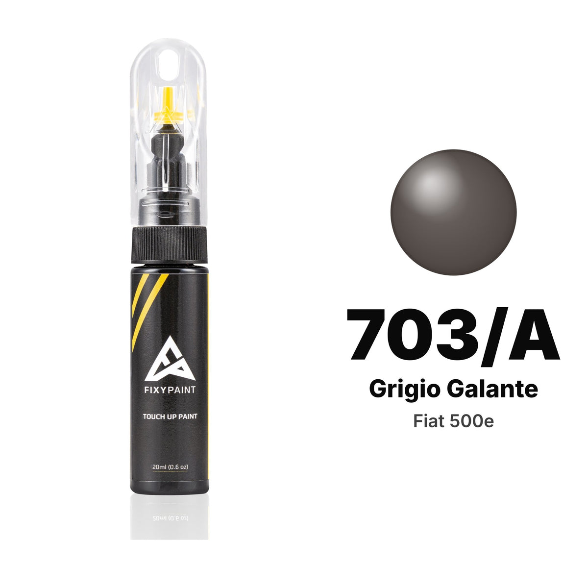 Touch-up paint for Fiat 500e 703/A Grigio Galante, Basic kit
