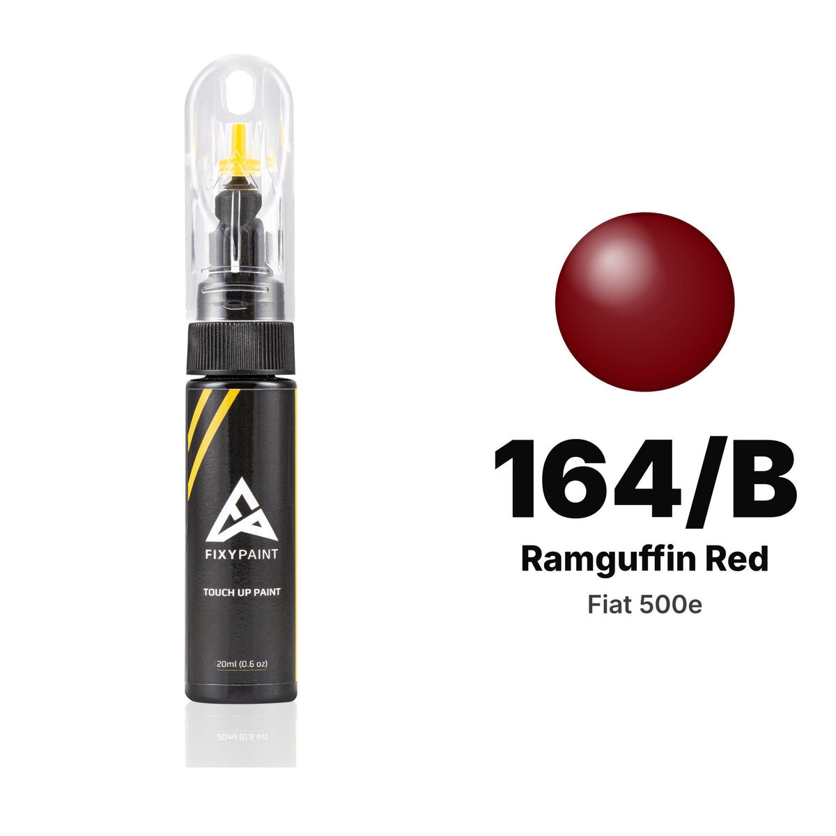Touch-up paint for Fiat 500e 164/B Ramguffin Red, Basic kit