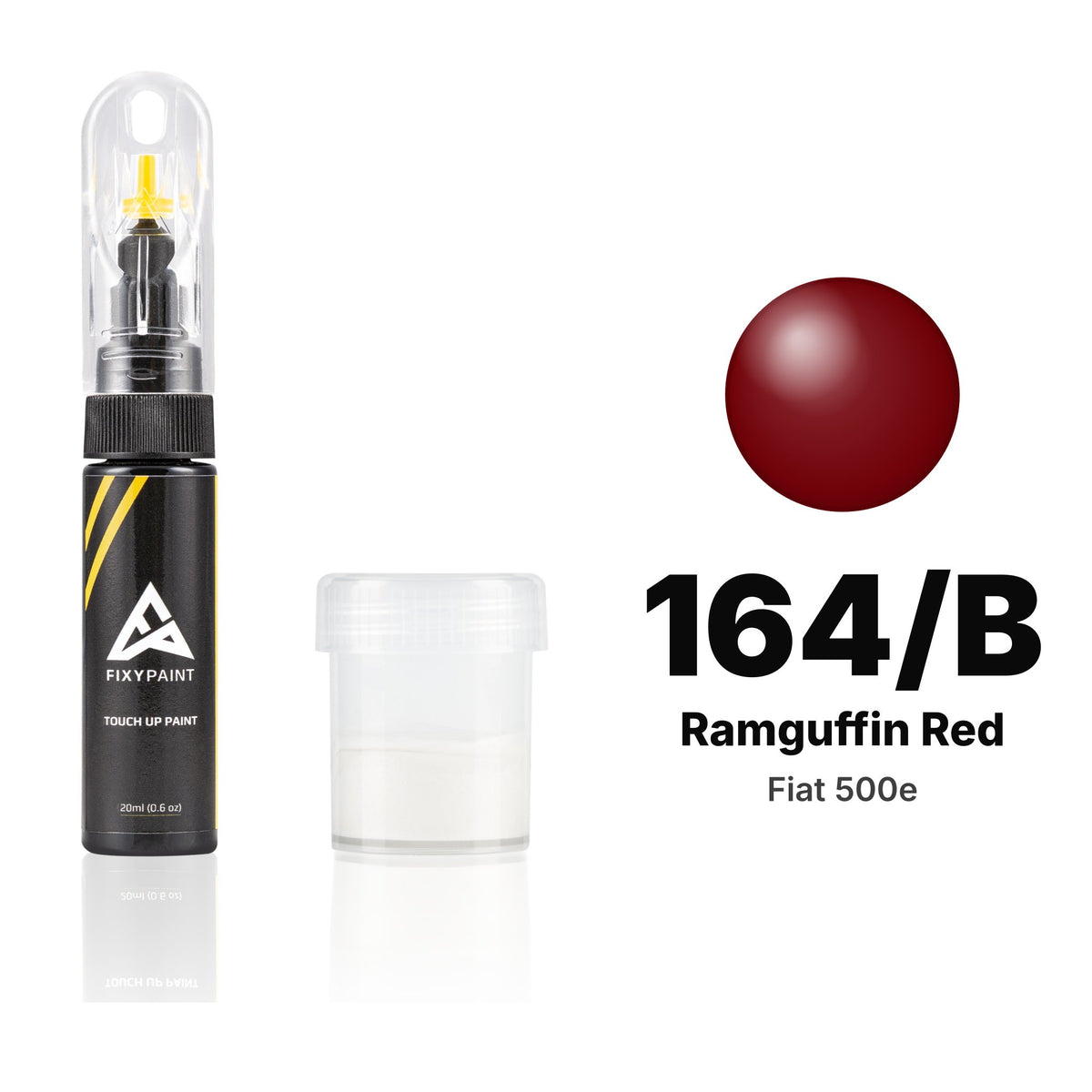 Touch-up paint for Fiat 500e 164/B Ramguffin Red, Standard kit