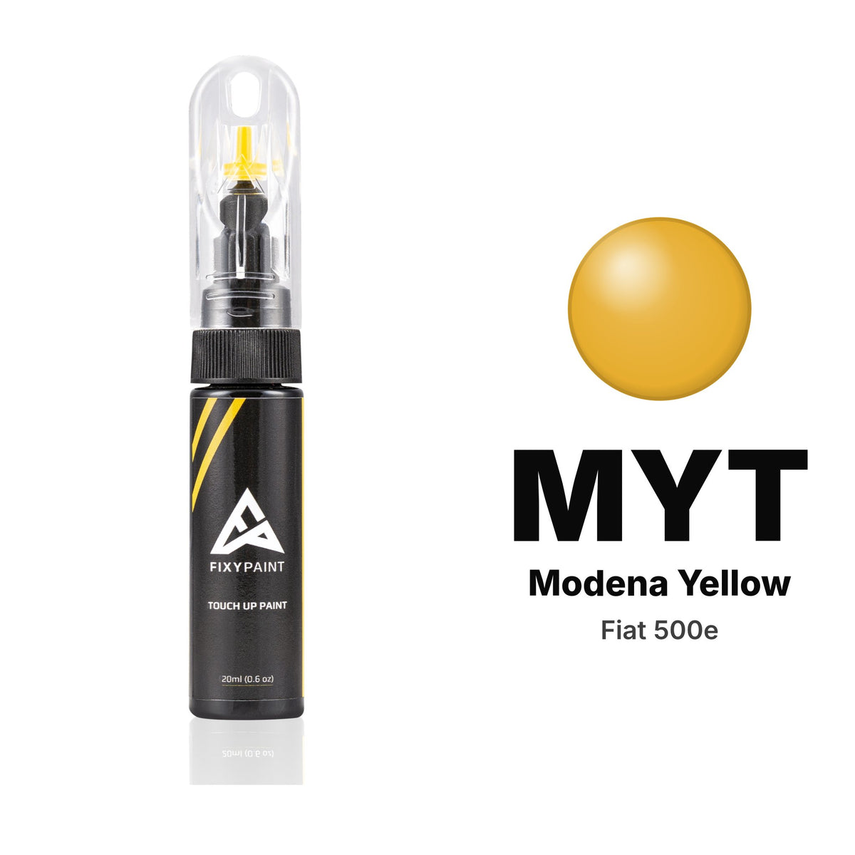Touch-up paint for Fiat 500e MYT Modena Yellow, Basic kit