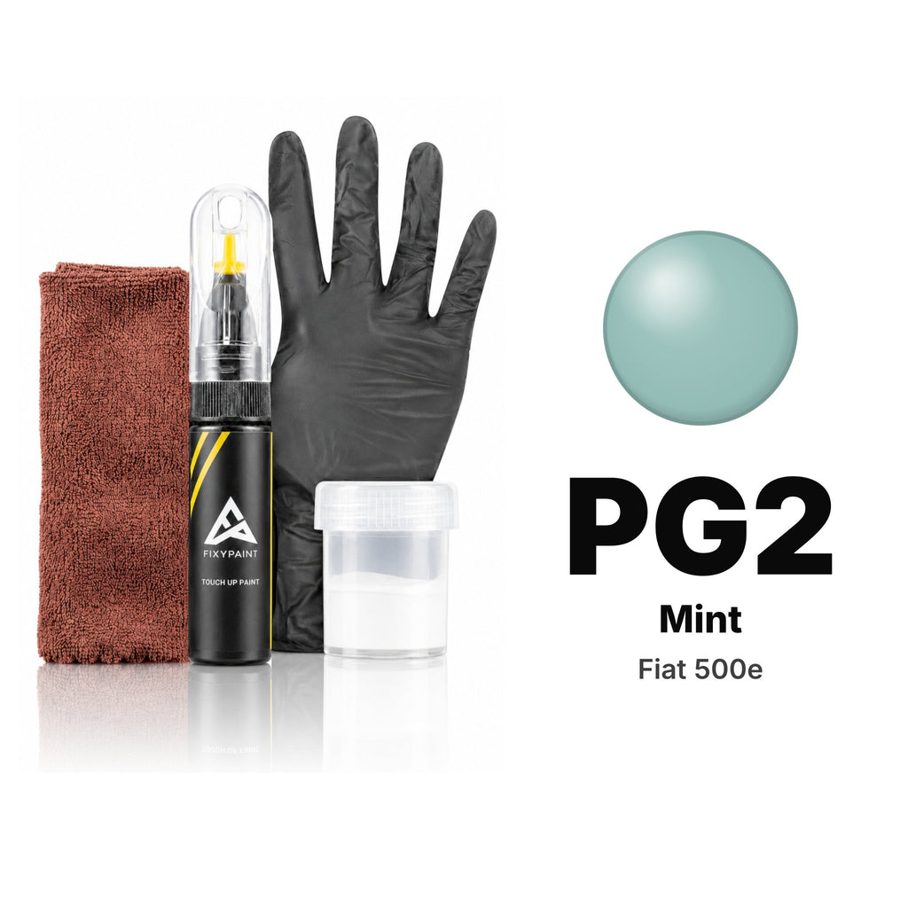 Touch-up paint for Fiat 500e PG2 Mint, Complete kit