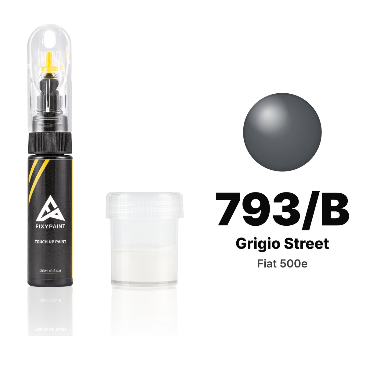 Touch-up paint for Fiat 500e 793/B Grigio Street, Standard kit