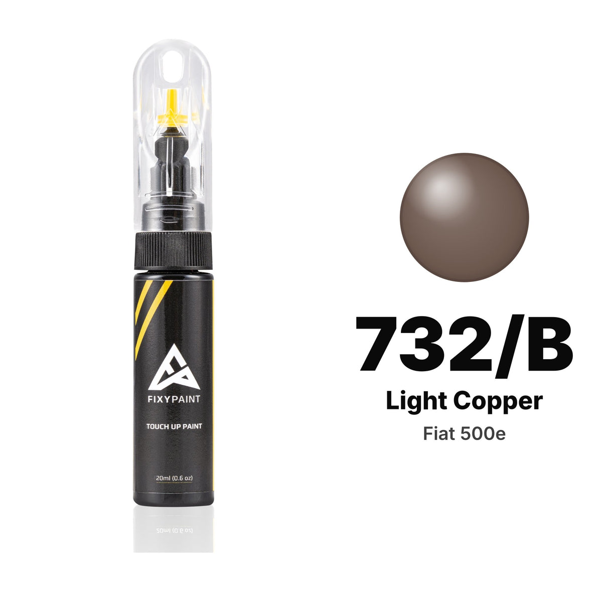 Touch-up paint for Fiat 500e 732/B Light Copper, Basic kit