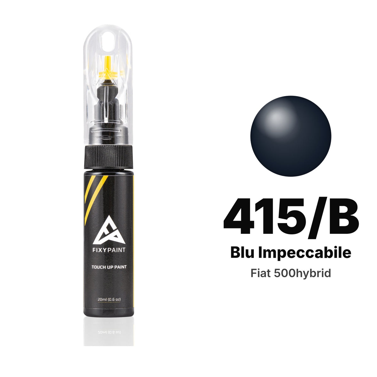 Touch-up paint for Fiat 500hybrid 415/B Blu Impeccabile, Basic kit