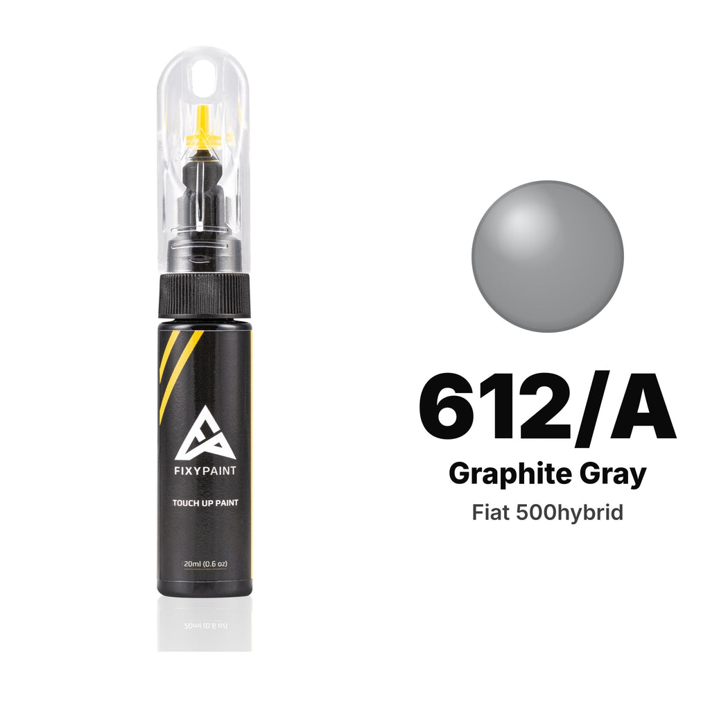 Touch-up paint for Fiat 500hybrid 612/A Graphite Gray, Basic kit