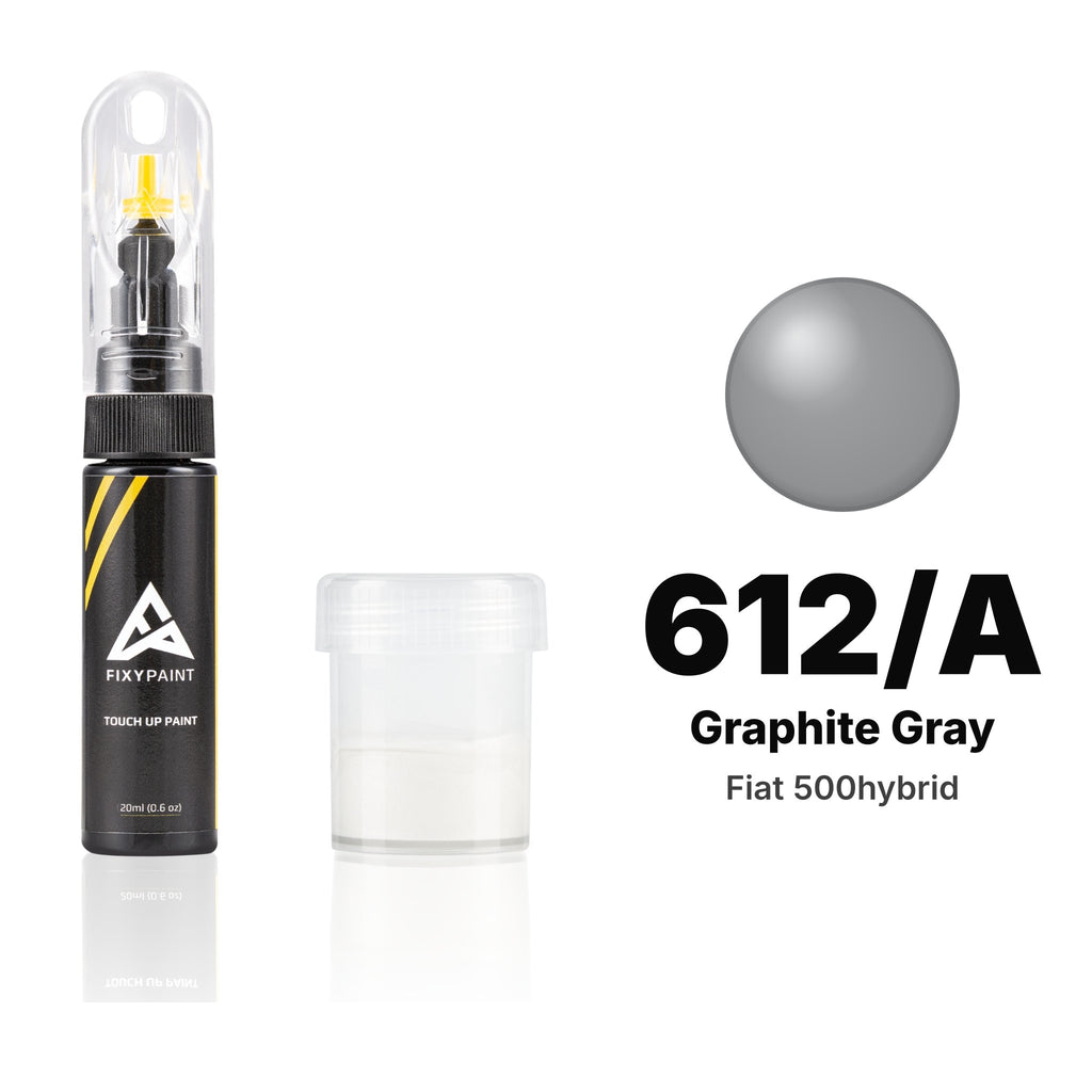 Touch-up paint for Fiat 500hybrid 612/A Graphite Gray, Standard kit