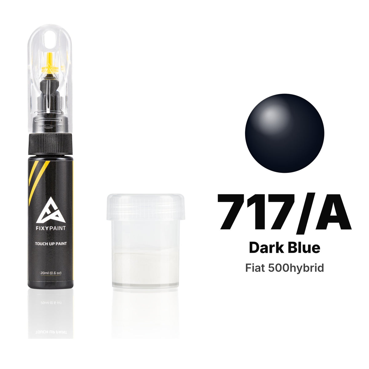 Touch-up paint for Fiat 500hybrid 717/A Dark Blue, Standard kit