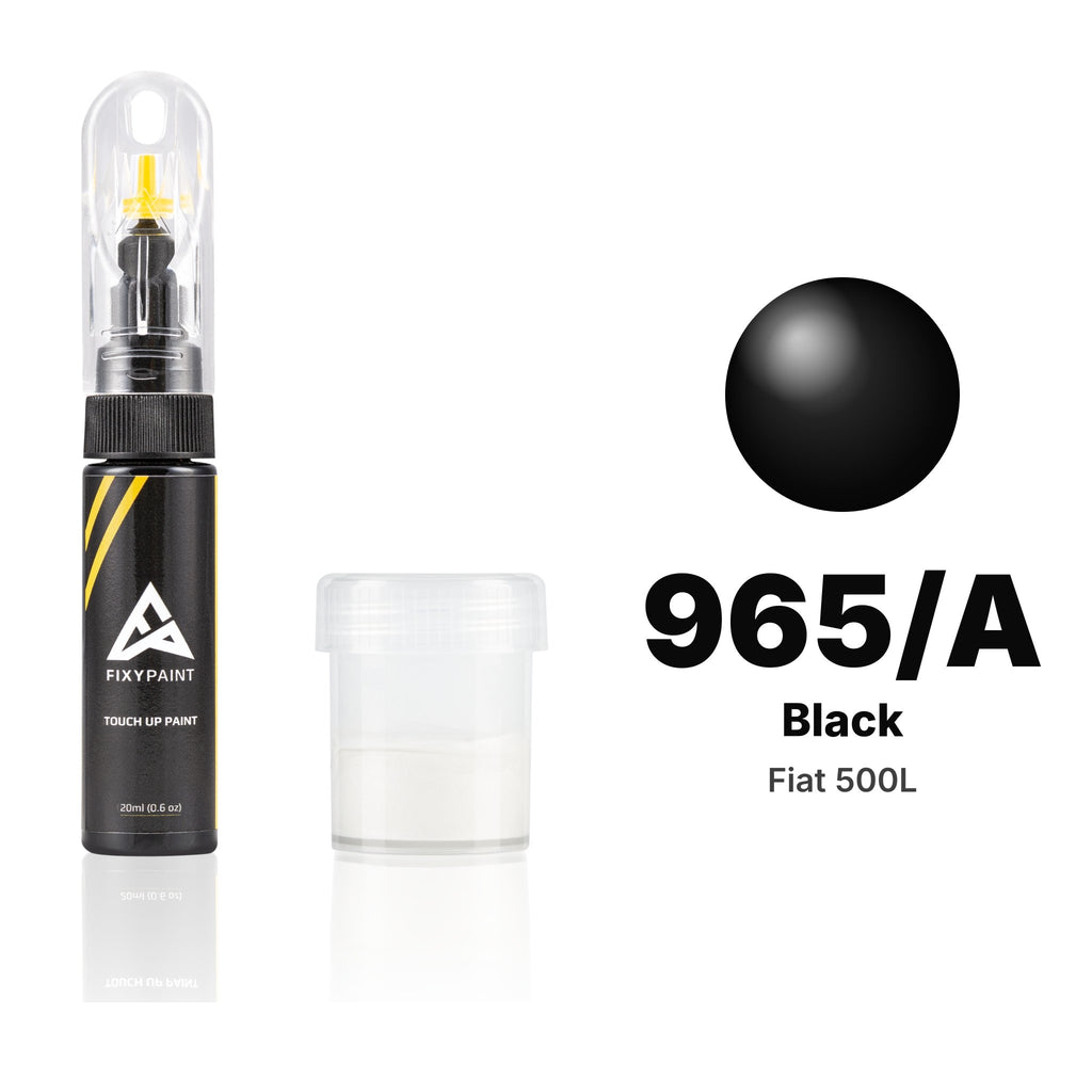Pintura de retoque para Fiat 500L – 965/A Black (2017–2019), kit Estándar