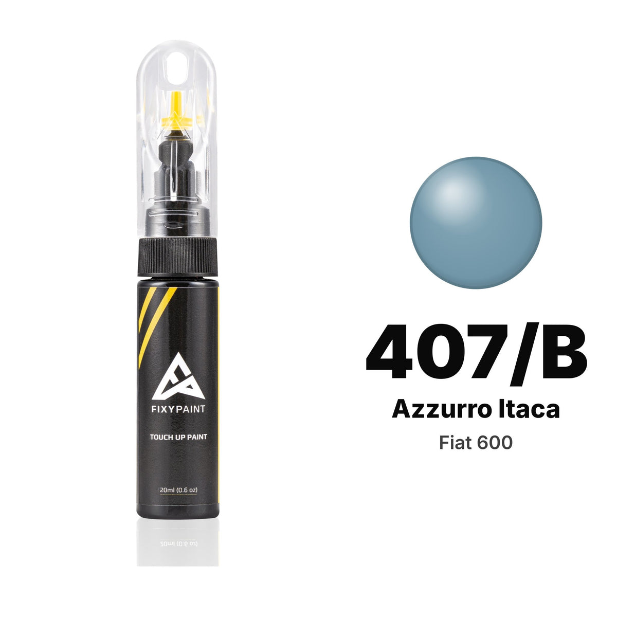 Fiat 600 407/B Azzurro Itaca touch-up paint, Basic kit