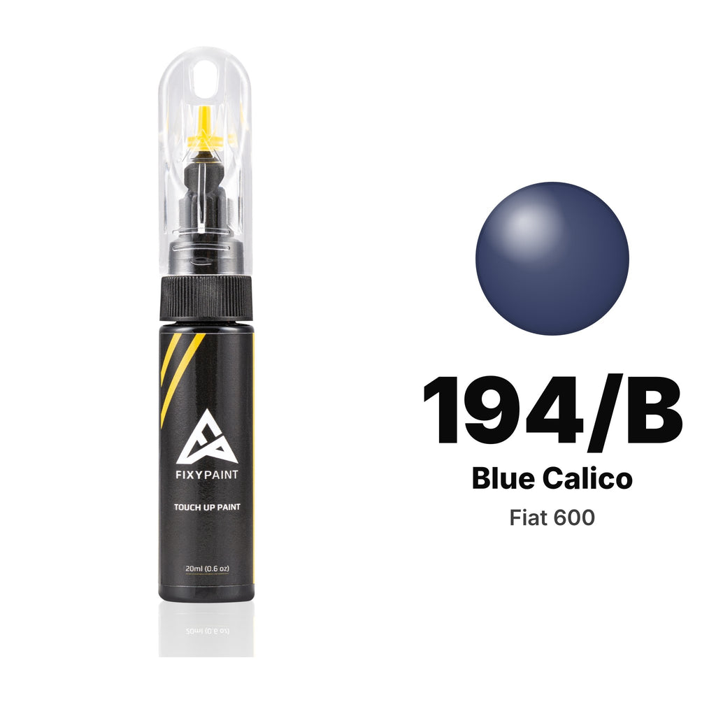 Touch-up paint for Fiat 600 194/B Blue Calico, Basic kit