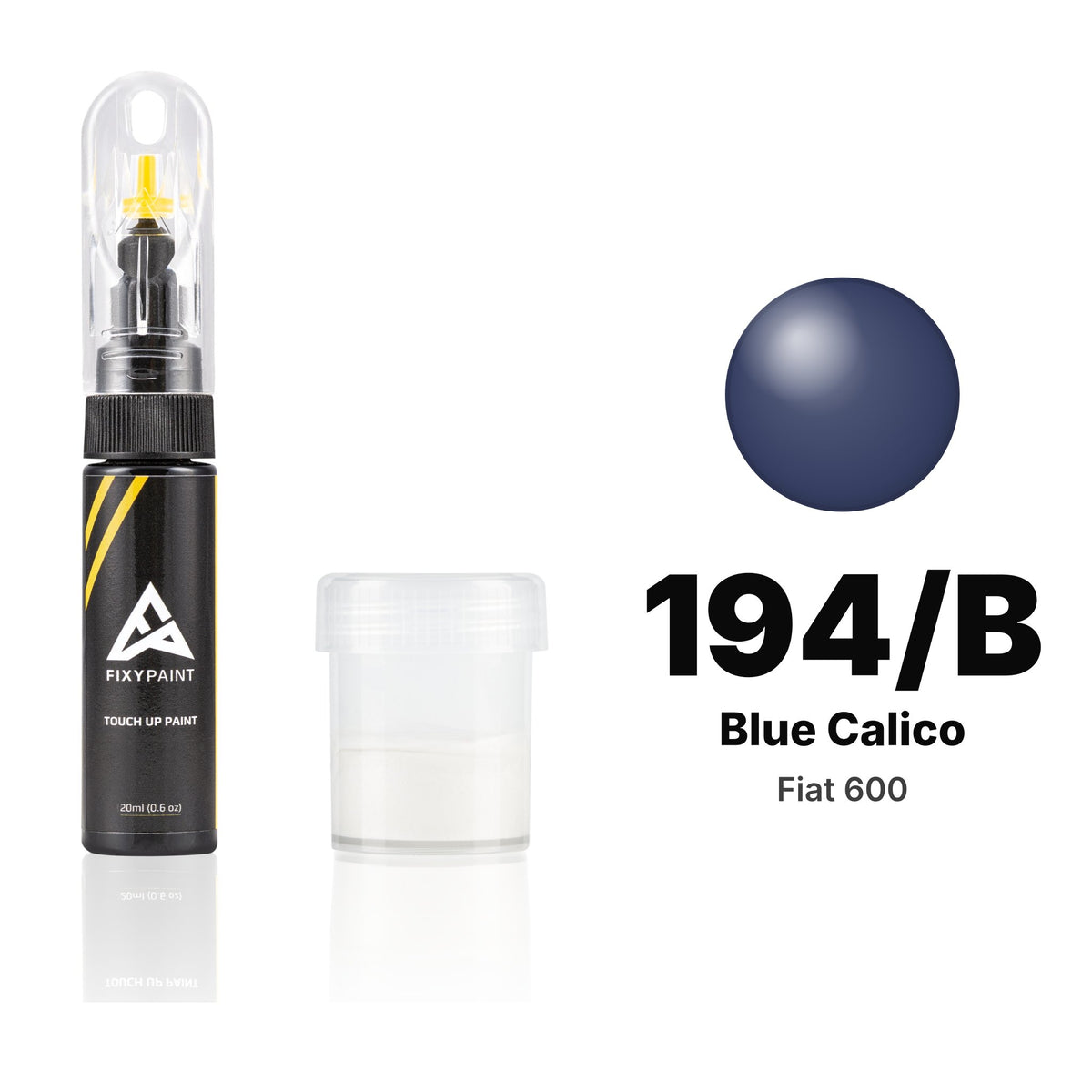 Touch-up paint for Fiat 600 194/B Blue Calico, Standard kit