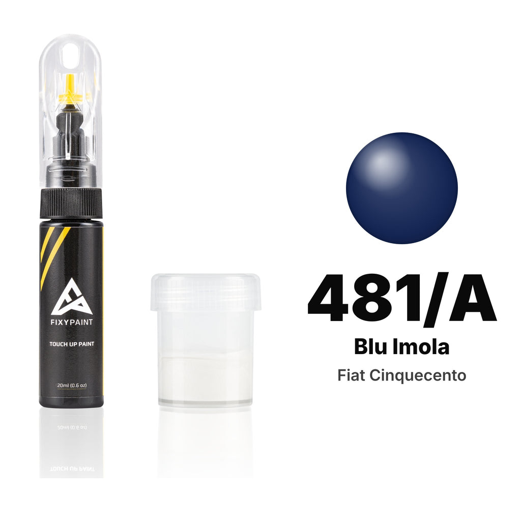 Touch-up paint for Fiat Cinquecento 481/A Blu Imola, Standard kit