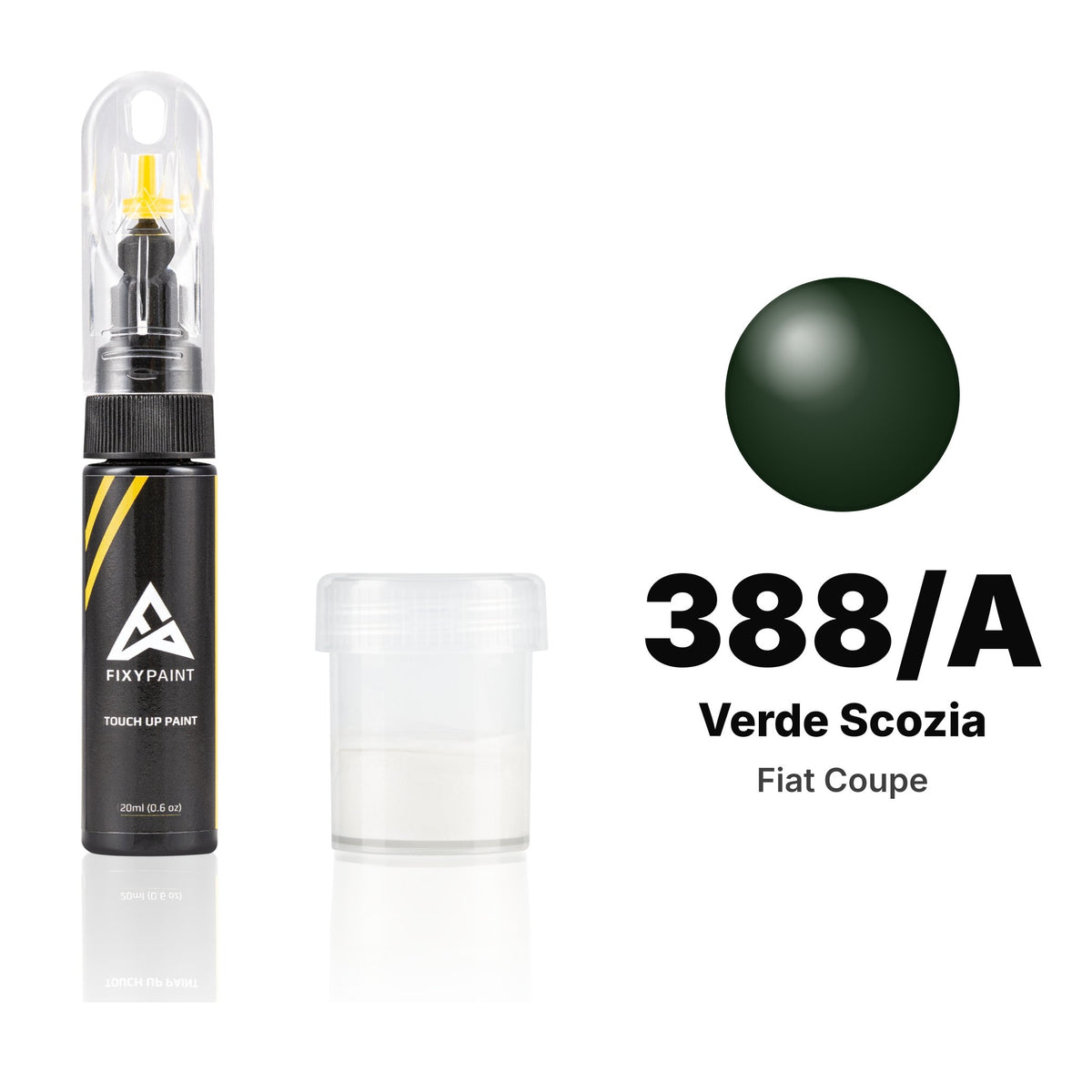 Touch-up paint for Fiat Coupe 388/A Verde Scozia, Standard kit