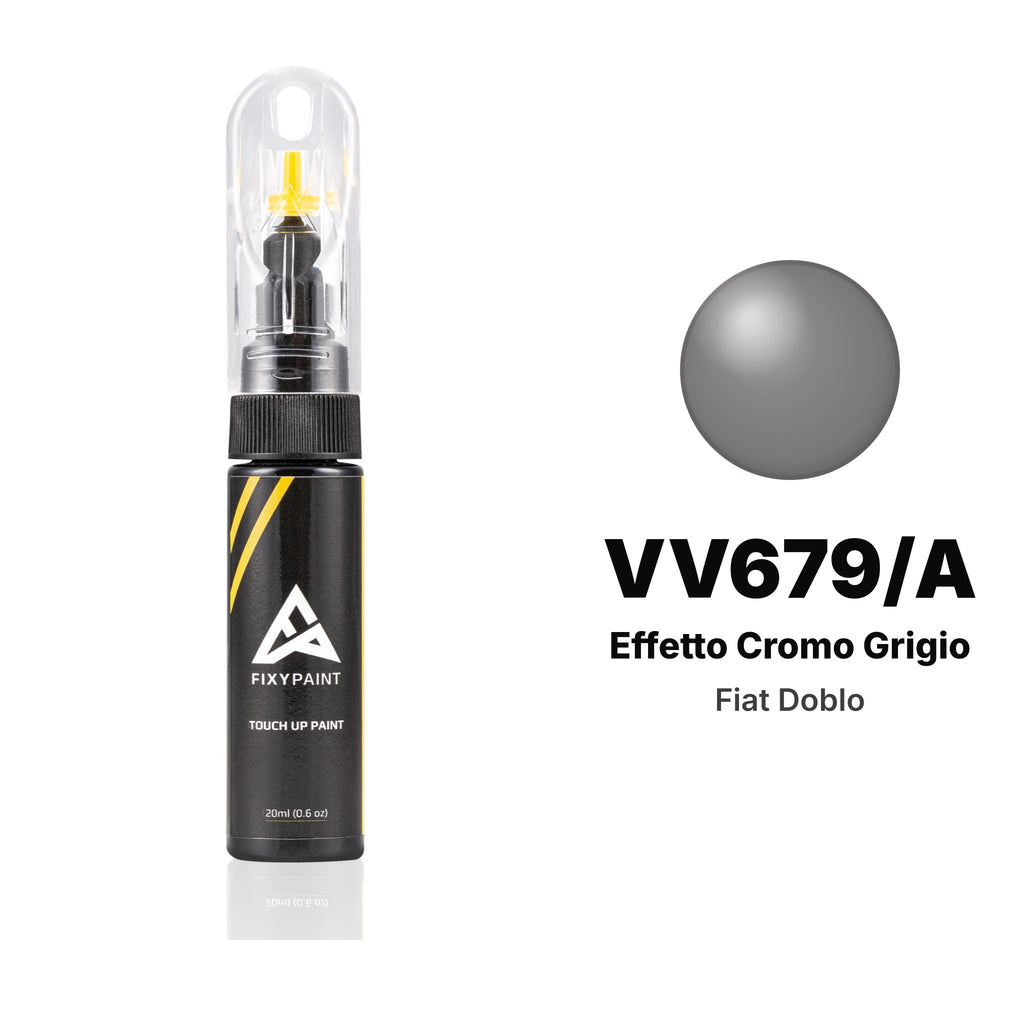 Touch-up paint for Fiat Doblo VV679/A Effetto Cromo Grigio, Basic kit