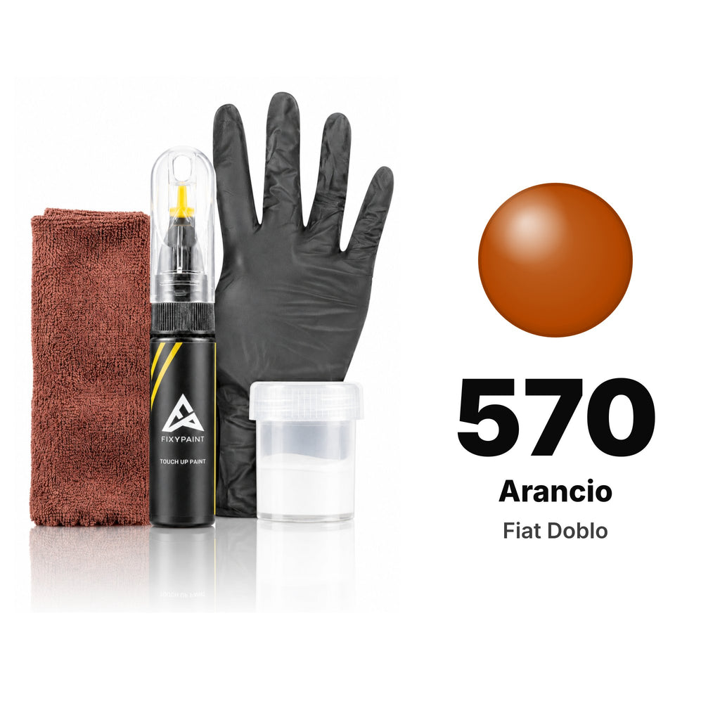 Touch-up paint for Fiat Doblo 570 Arancio, Complete kit