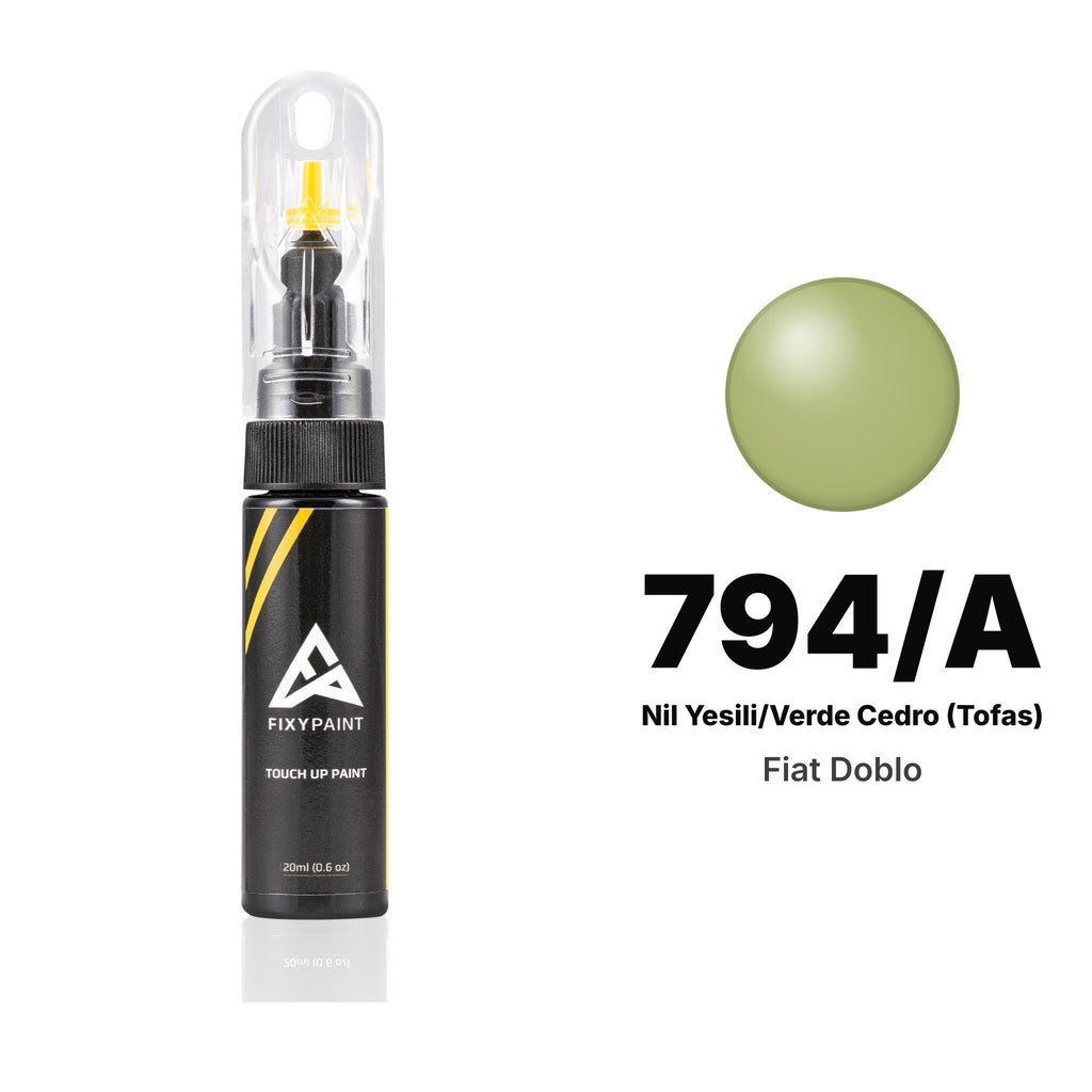 Touch-up paint for Fiat Doblo 794/A Nil Yesili/Verde Cedro (Tofas), Basic kit
