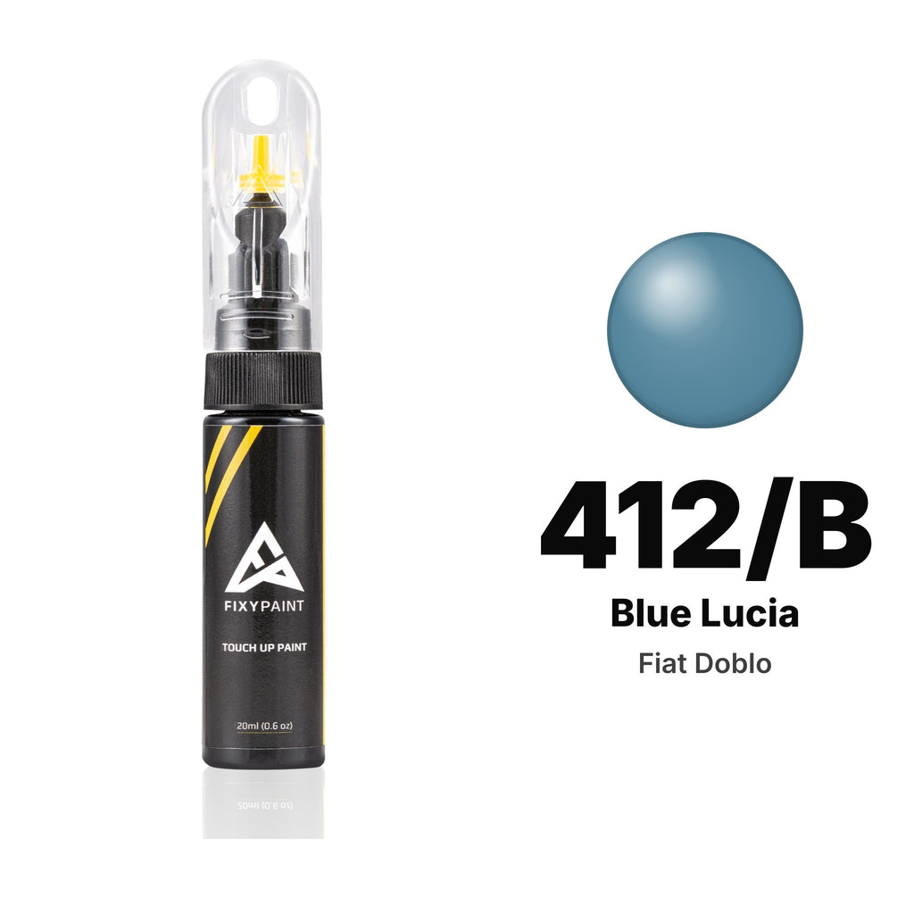 Touch-up paint for Fiat Doblo 412/B Blue Lucia, Basic kit