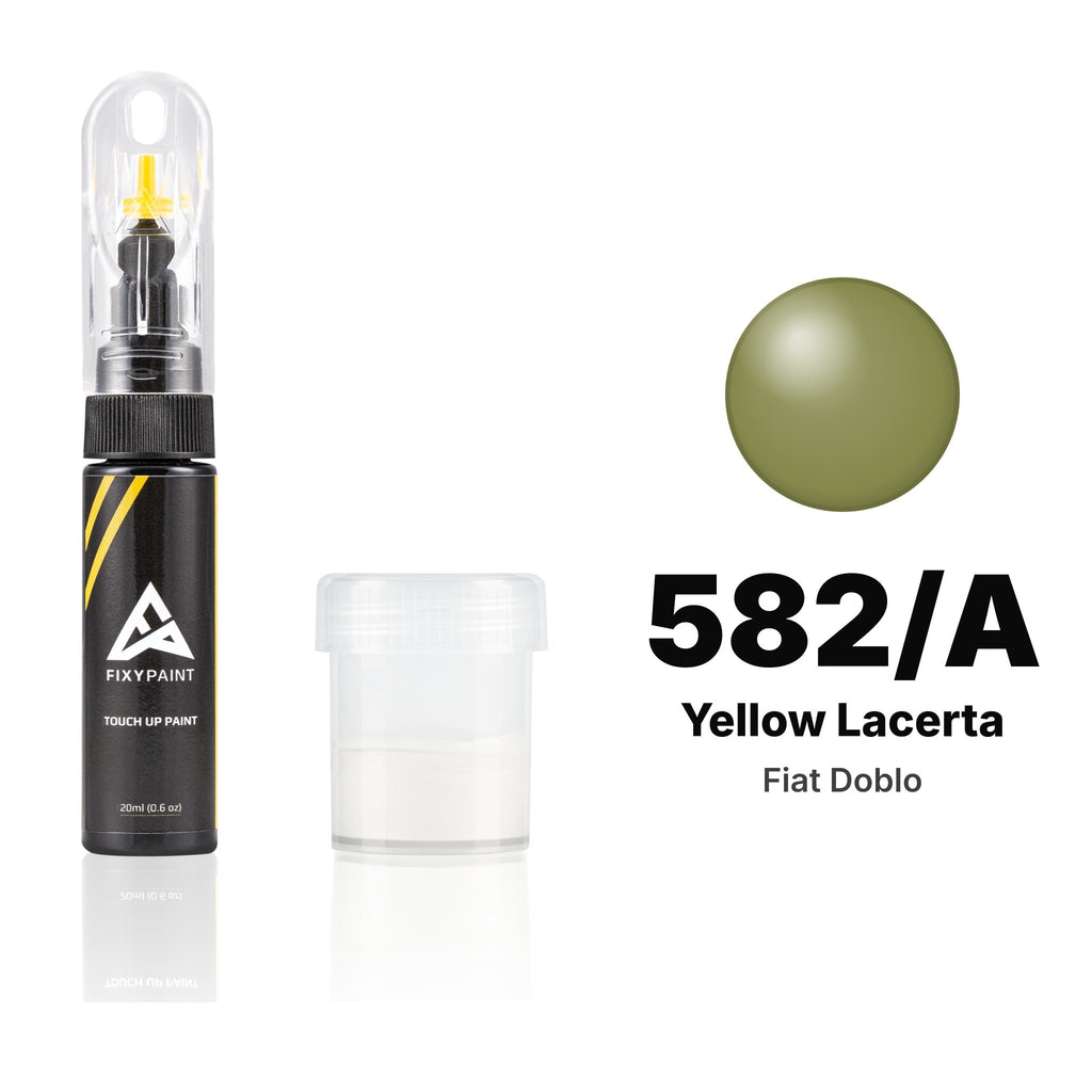 Touch-up paint for Fiat Doblo 582/A Yellow Lacerta, Standard kit