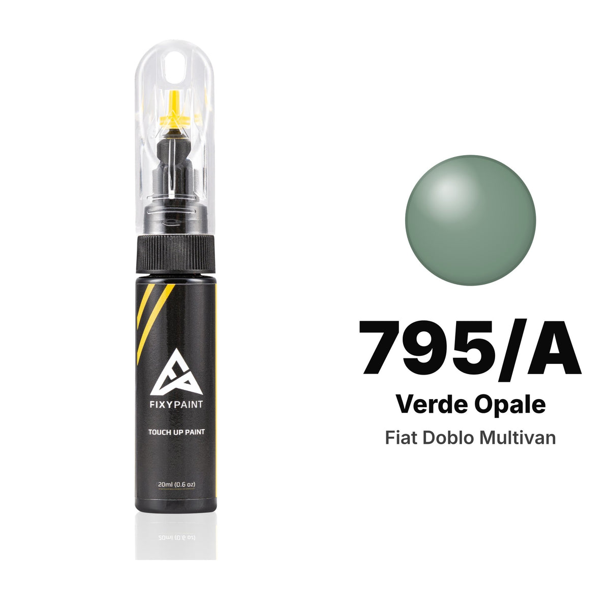Fiat Doblo Multivan 795/A Verde Opale touch-up paint, Basic kit