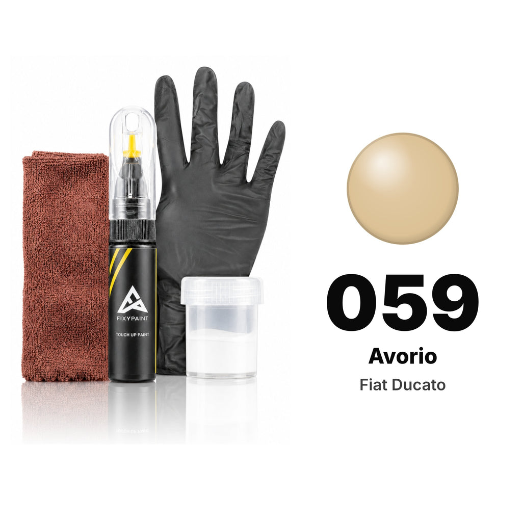 Touch-up paint for Fiat Ducato 059 Avorio, Complete kit