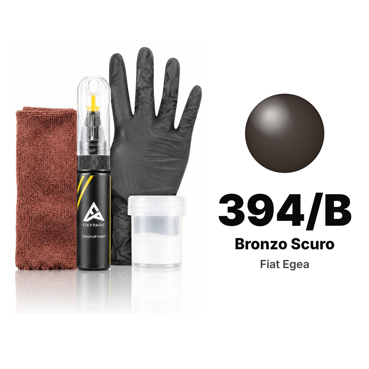 Pintura de retoque para Fiat Egea – 394/B Bronzo Scuro (2015–2016), kit Completo