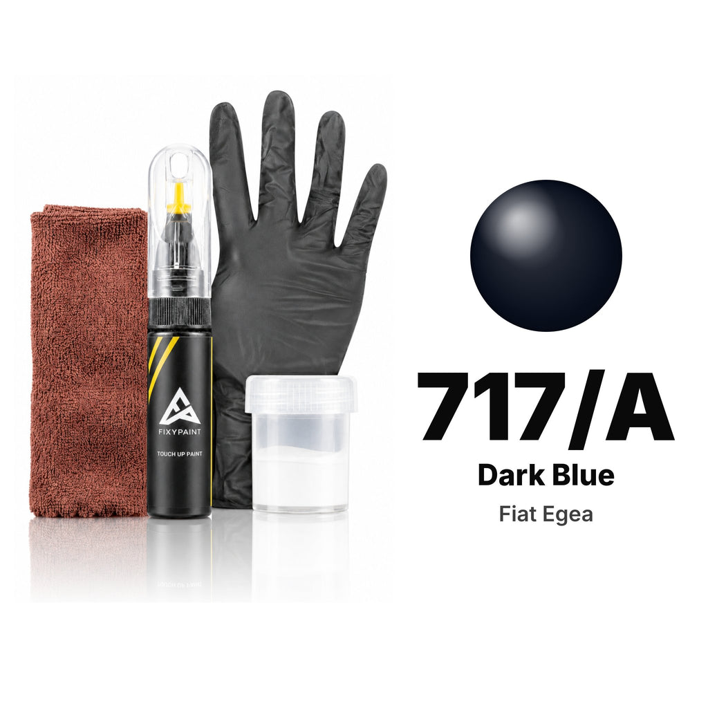 Touch-up paint for Fiat Egea 717/A Dark Blue, Complete kit