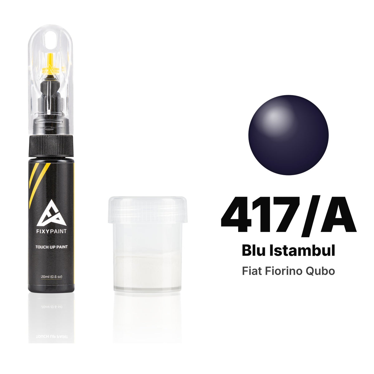 Touch-up paint for Fiat Fiorino Qubo 417/A Blu Istambul, Standard kit