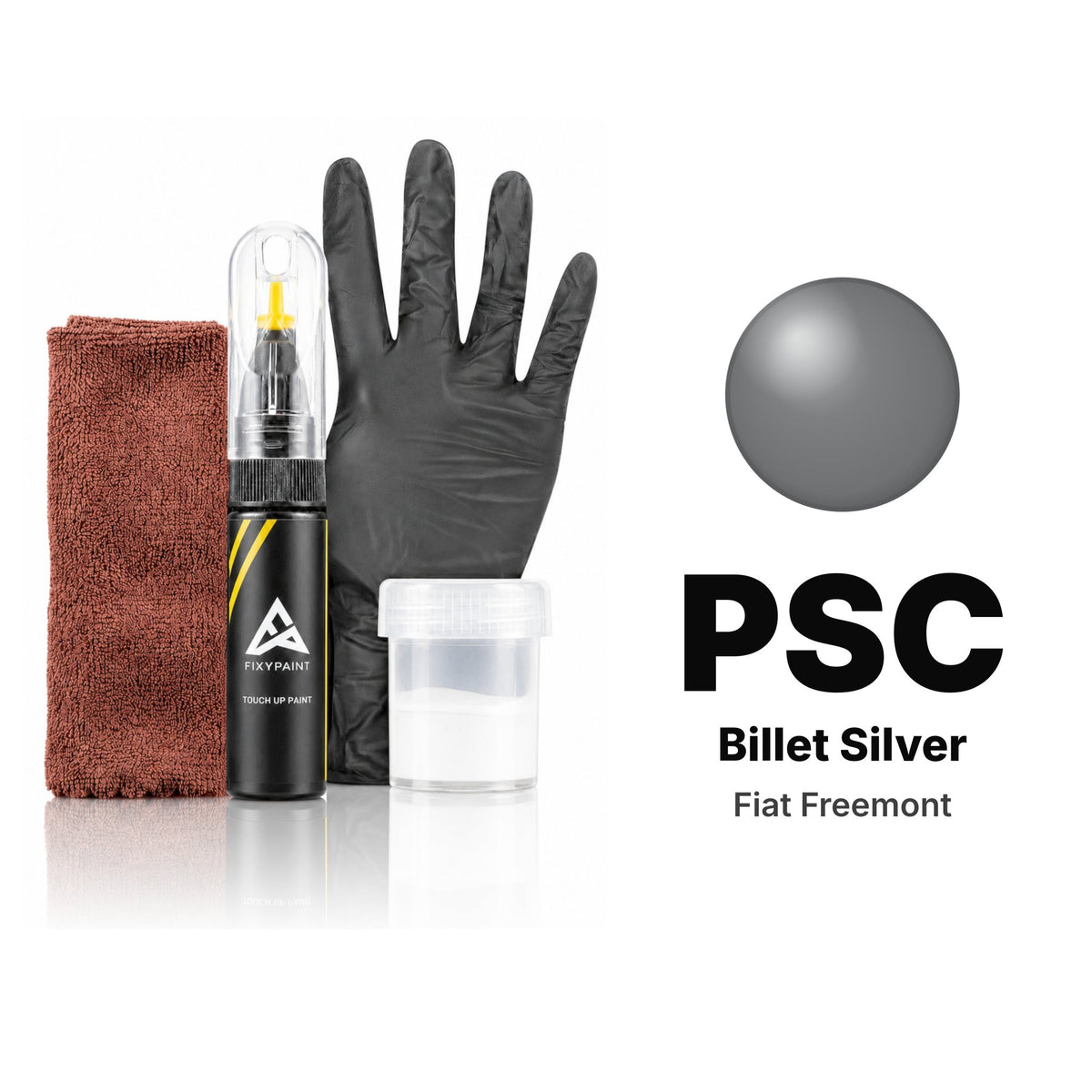 Touch-up paint for Fiat Freemont PSC Billet Silver, Complete kit