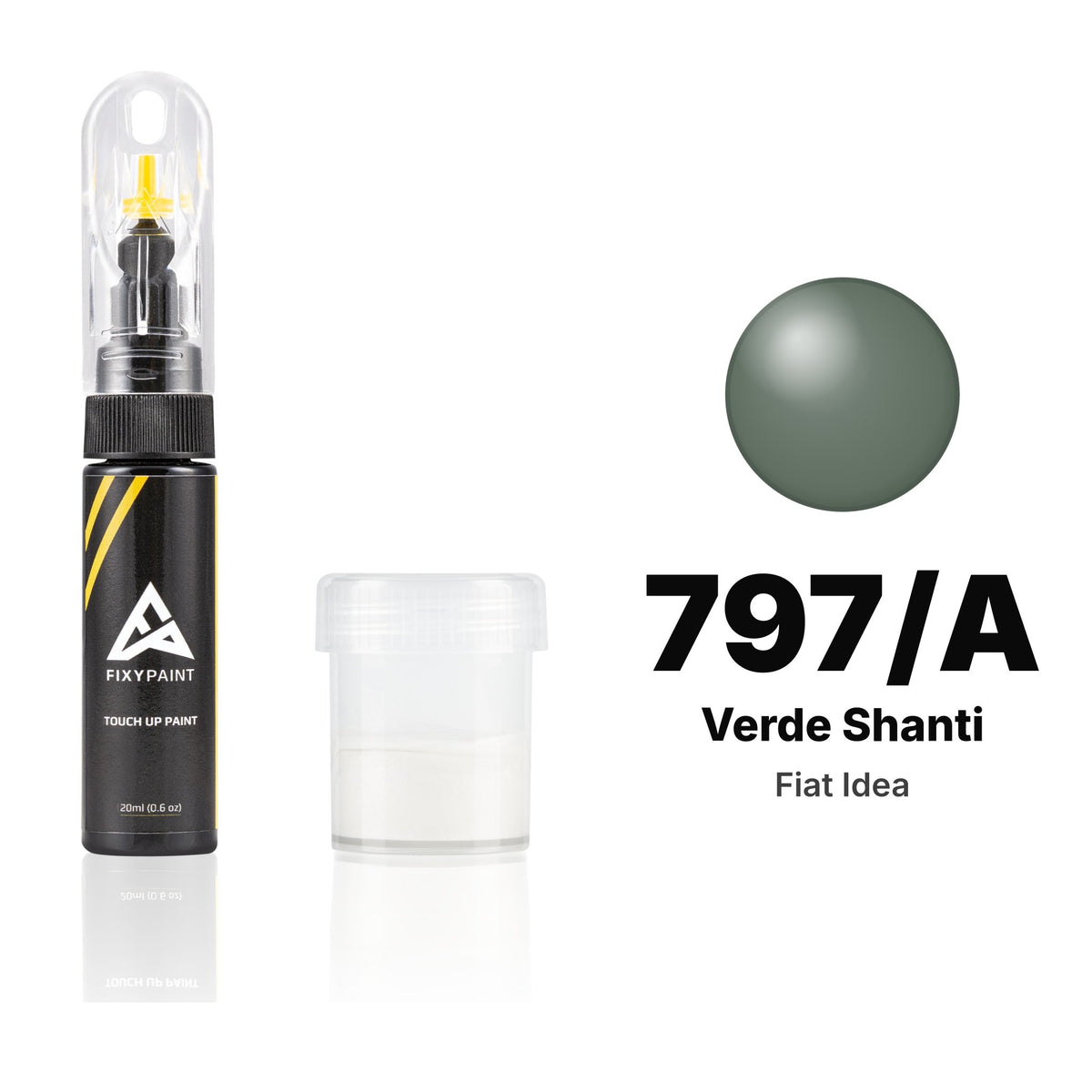 Touch-up paint for Fiat Idea 797/A Verde Shanti, Standard kit