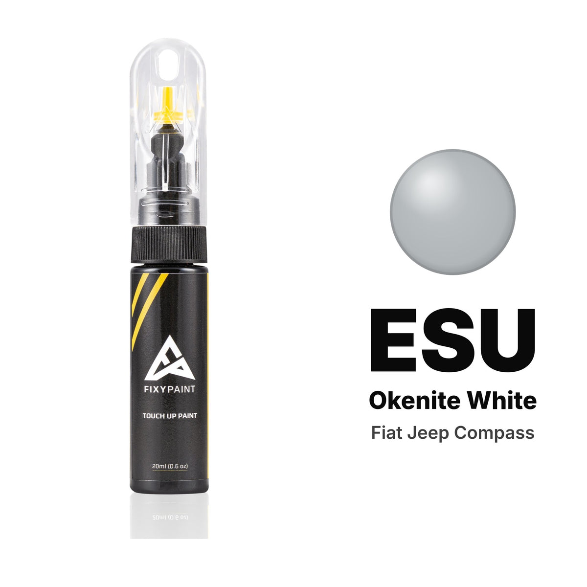Touch-up paint for Fiat Jeep Compass ESU Okenite White, Basic kit