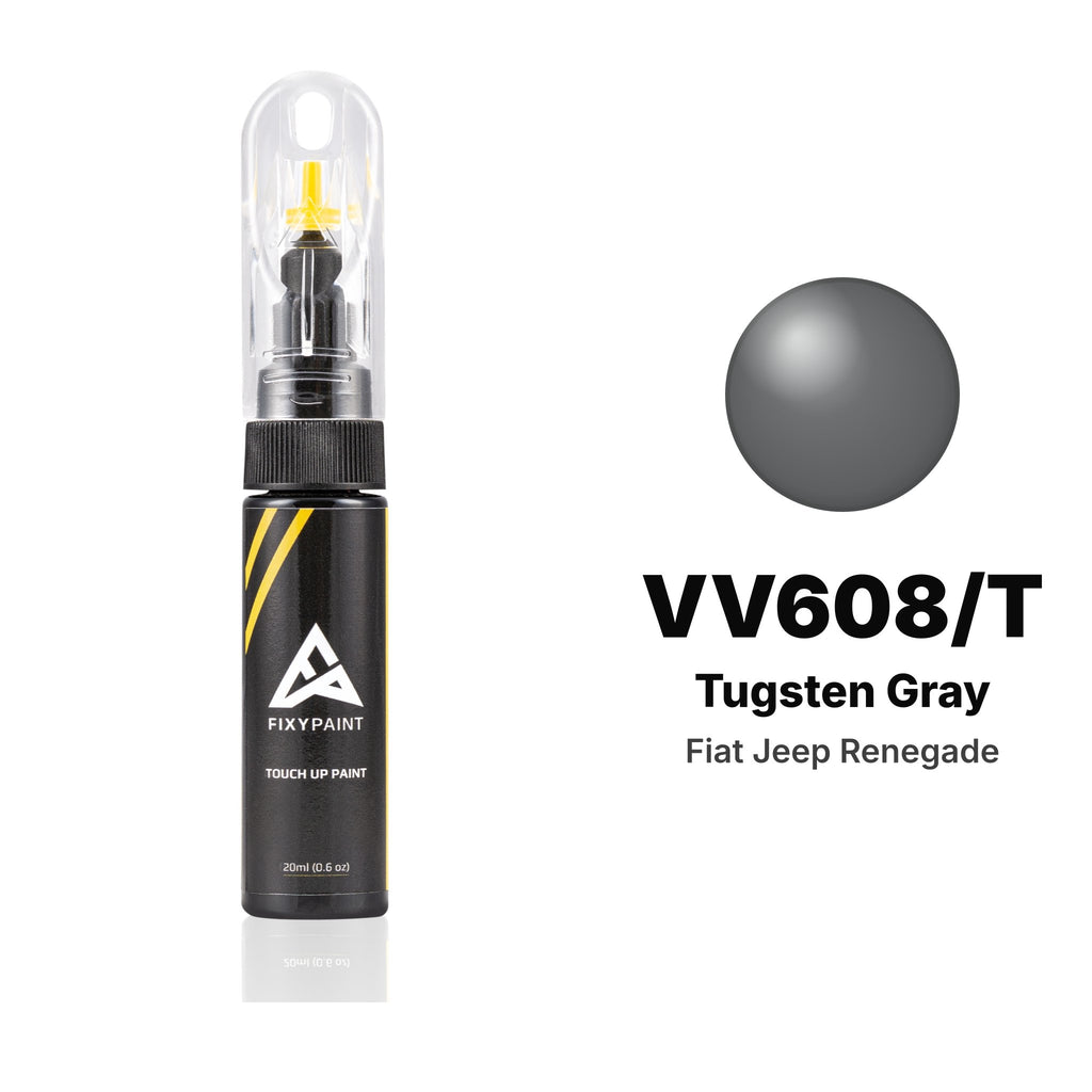 Lackstift für Fiat Jeep Renegade – VV608/T Tugsten Gray (2018), Set Basis