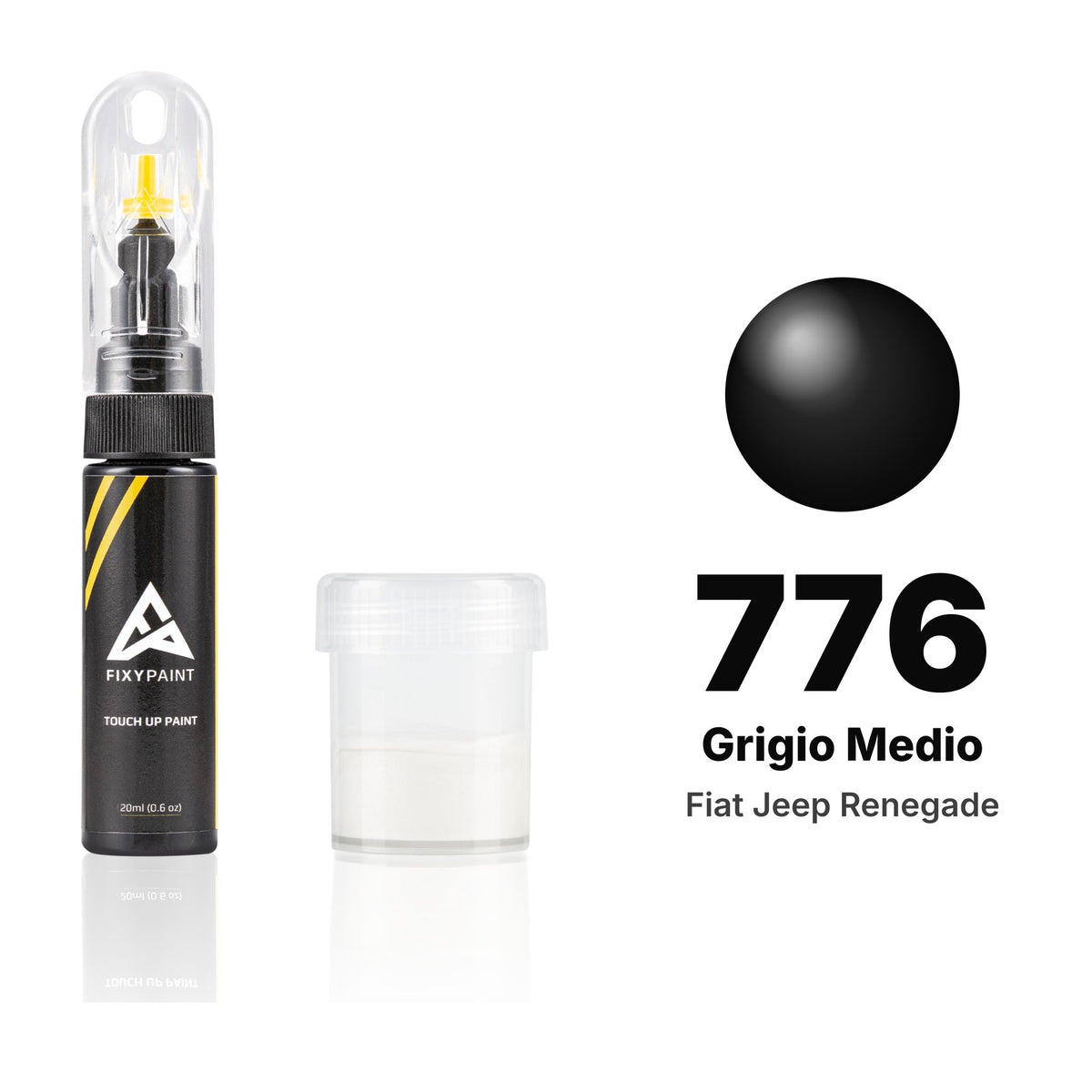 Touch-up paint for Fiat Jeep Renegade 776 Grigio Medio, Standard kit