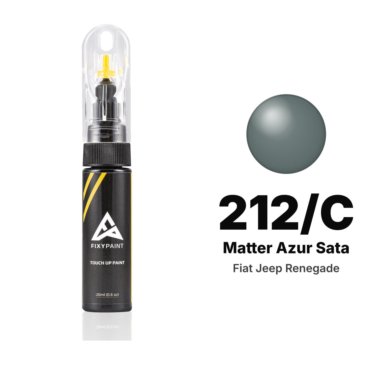 Peinture de retouche pour Fiat Jeep Renegade – 212/C Matter Azur Sata (2022–2023), kit Basique
