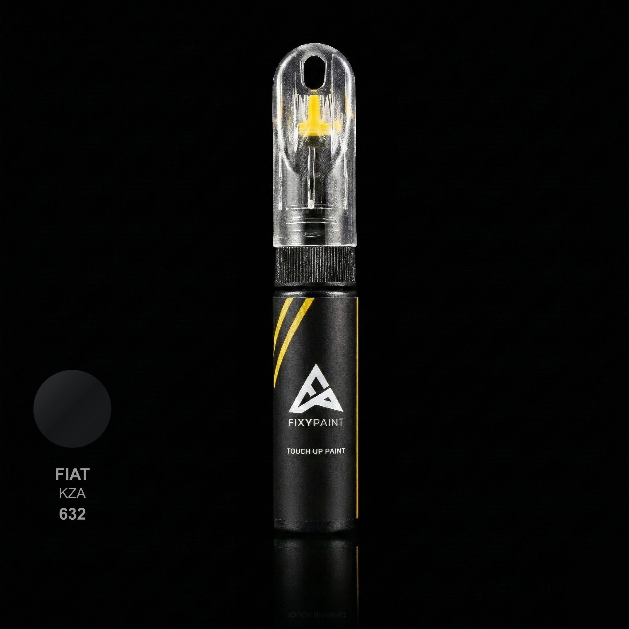Fiat Albea touch up paint kit - BLACK 632 scratch repair