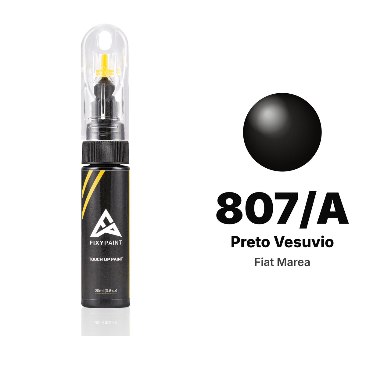 Fiat Marea 807/A Preto Vesuvio touch-up paint, Basic kit